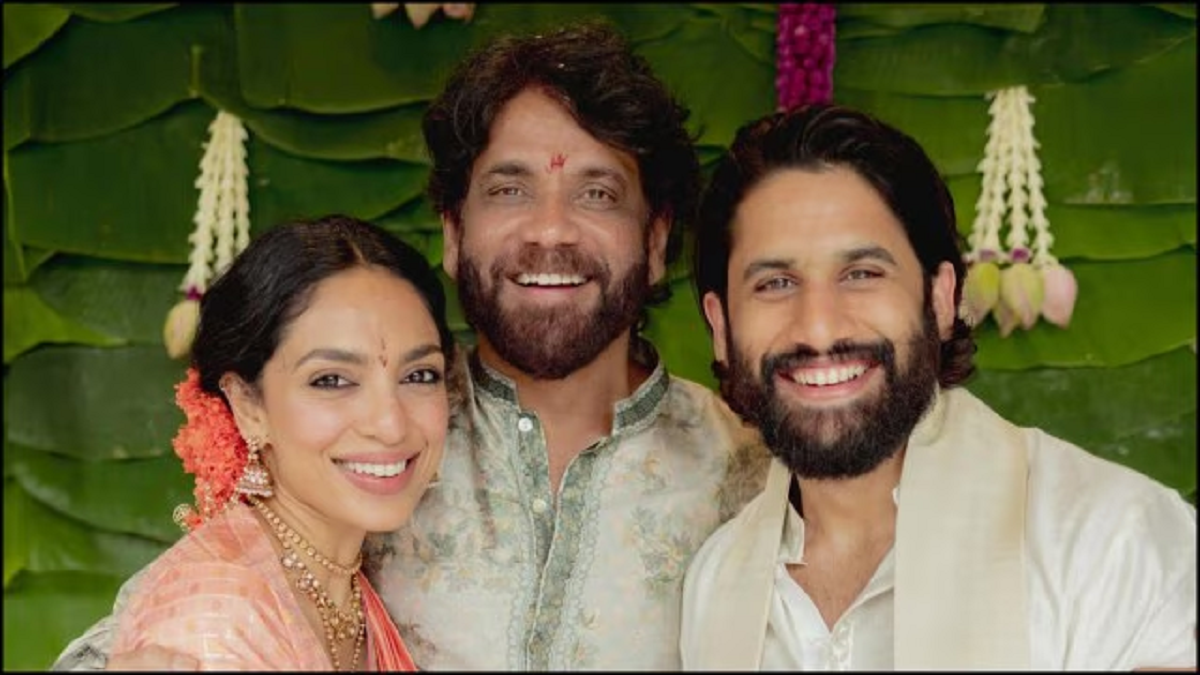 Nagarjuna Shares First Pics Of Naga Chaitanya and Sobhita Dhulipala Engagement